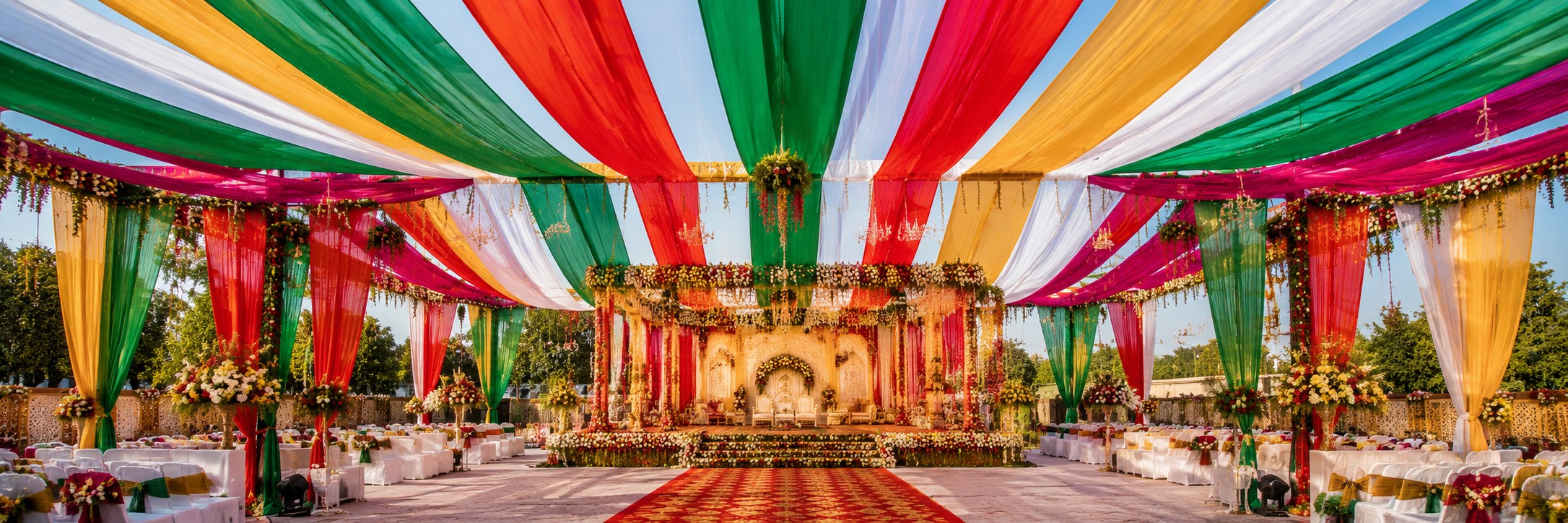 Mandap Decoration Net
