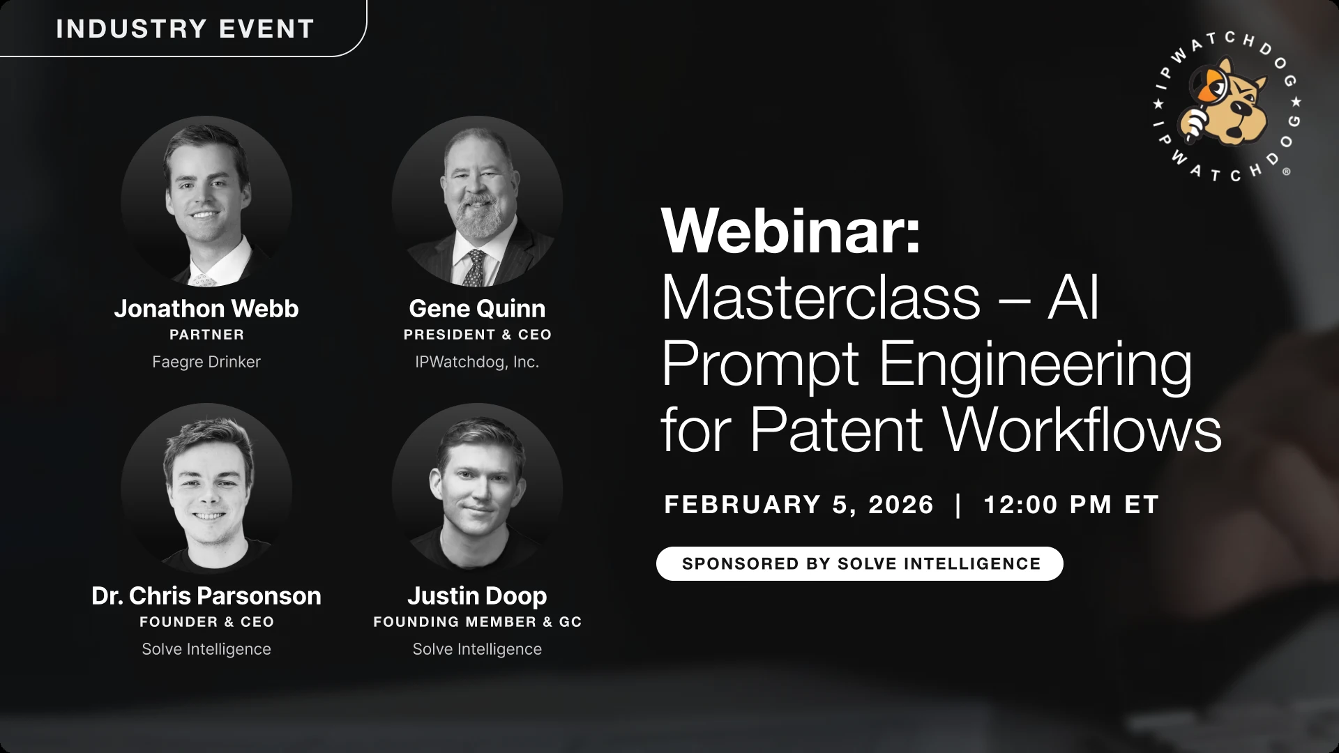Masterclass – AI Prompt Engineering for Patent Workflows