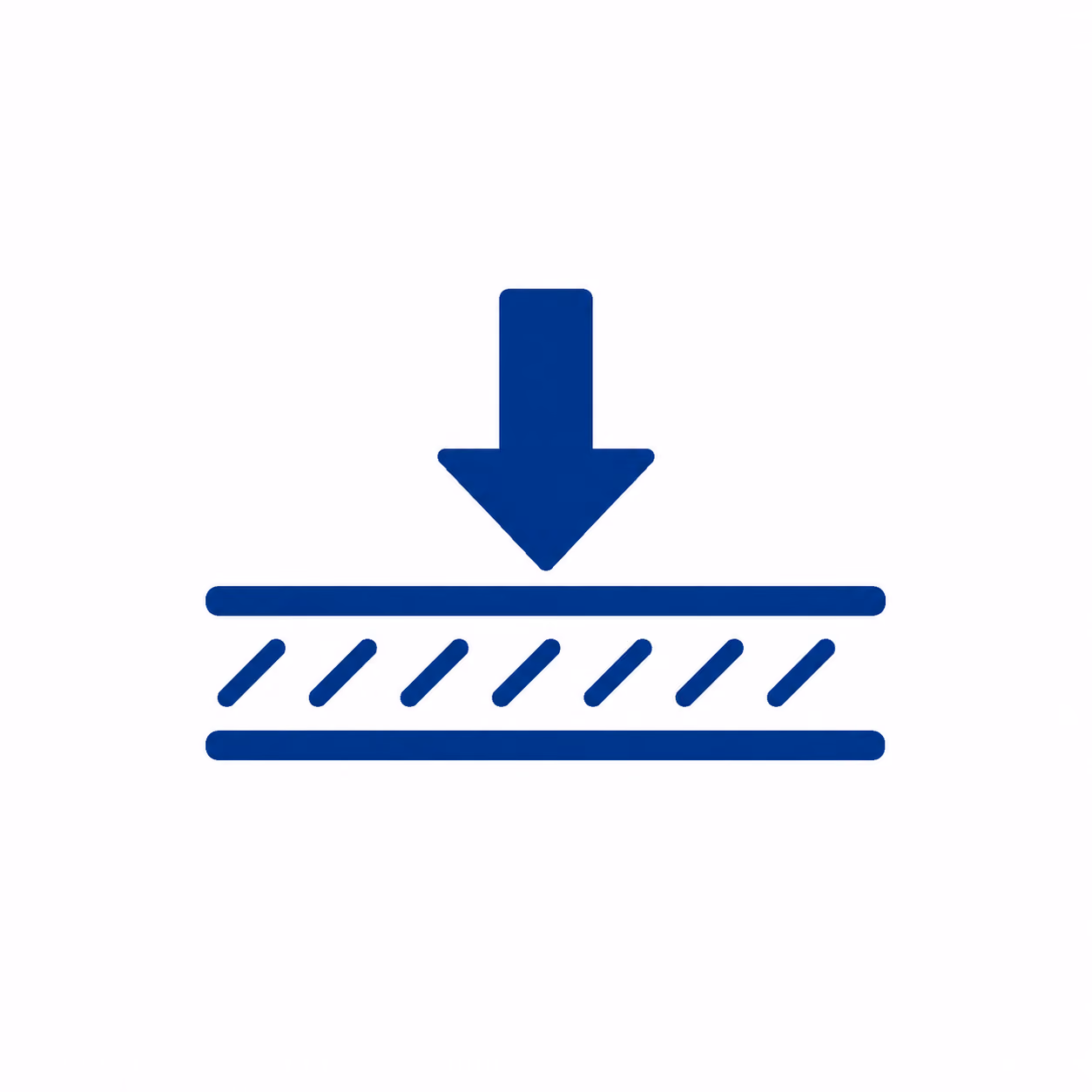 Symbol für hohe Haftung der Beschichtung