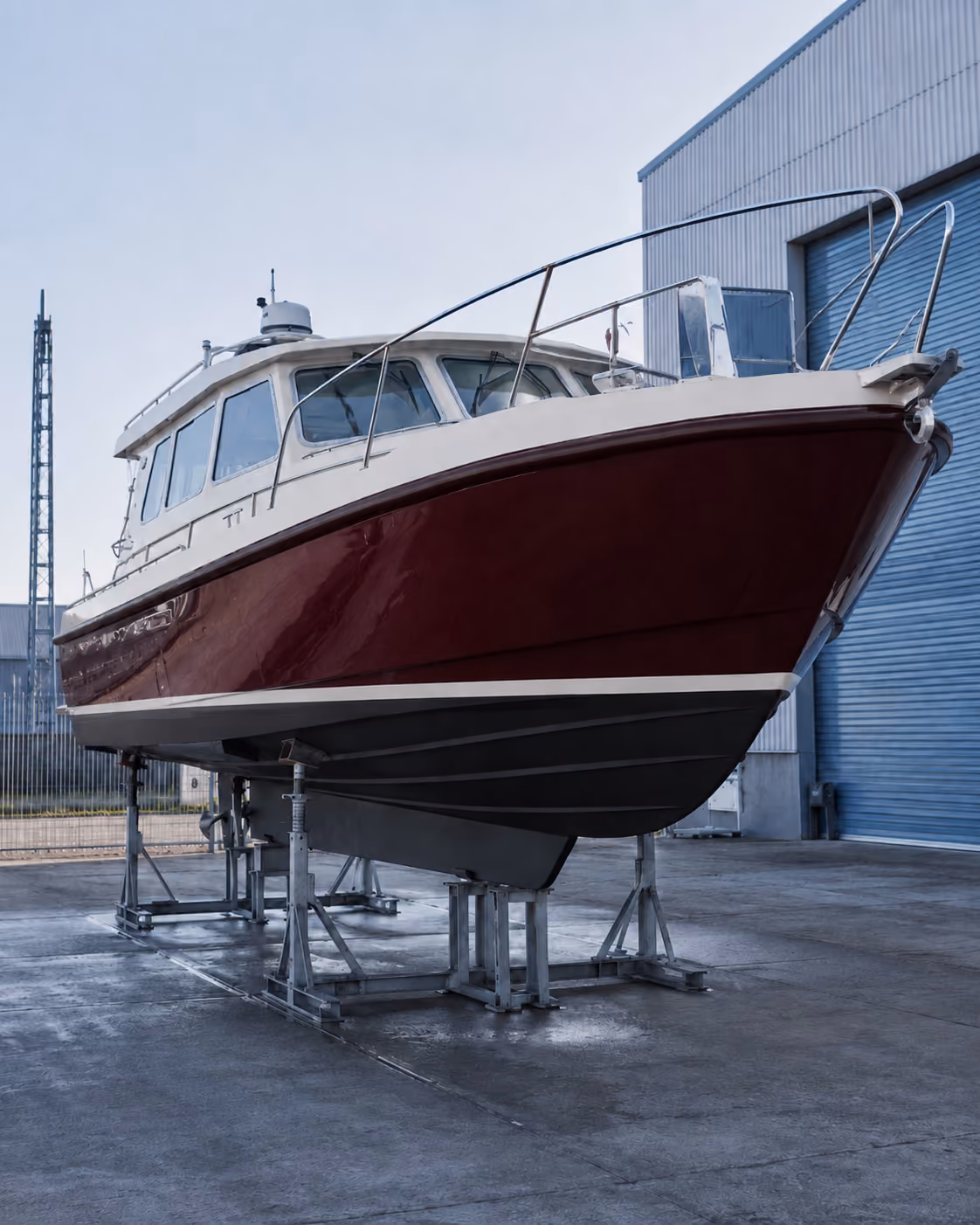 Boot zur Oberflächenveredelung