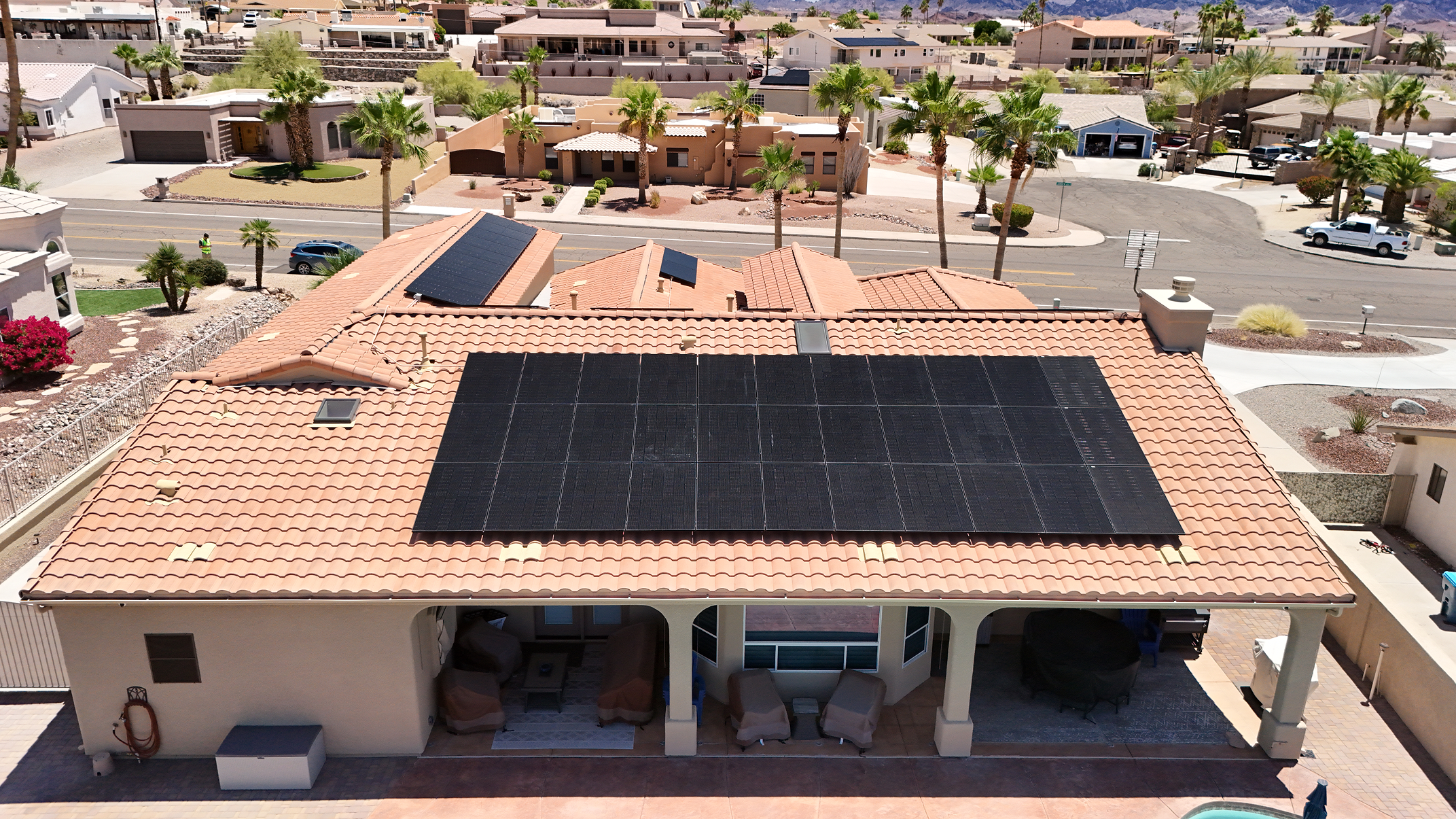 Solar installation photo