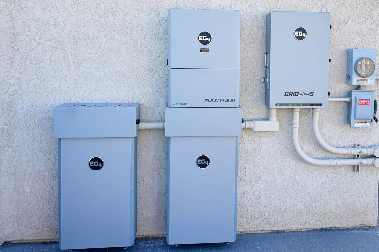 Solar installation photo