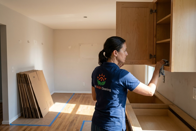 All Bright technician cleaning a South Bay home