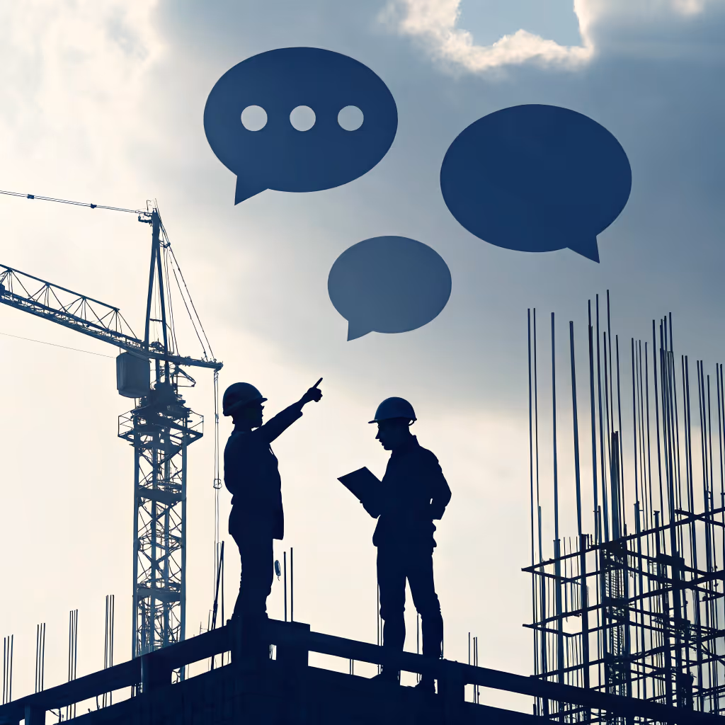 Kommunikation und Mitarbeiterführung auf der Baustelle und im Büro