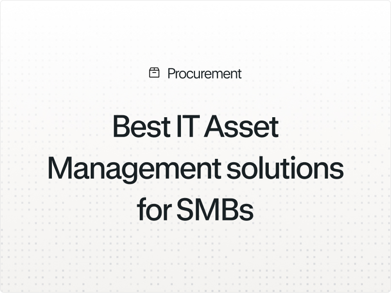 Illustration for the article "Best IT Asset Management Solutions for SMBs in 2026"