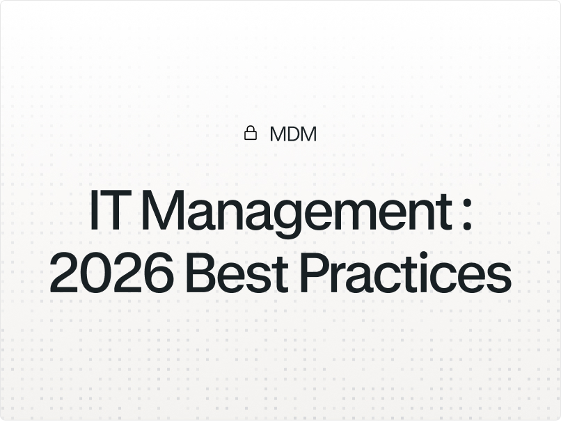 Illustration for the article "IT Asset Management for SMBs: Best Practices in 2026"