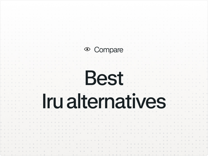 Illustration for the article "Best Iru alternative"
