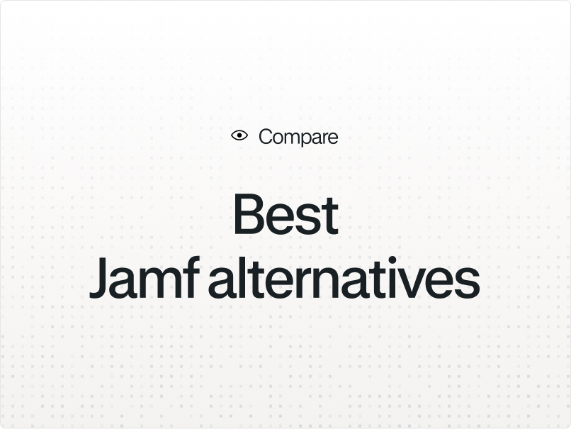 Illustration for the article "Best Jamf alternatives in 2026"
