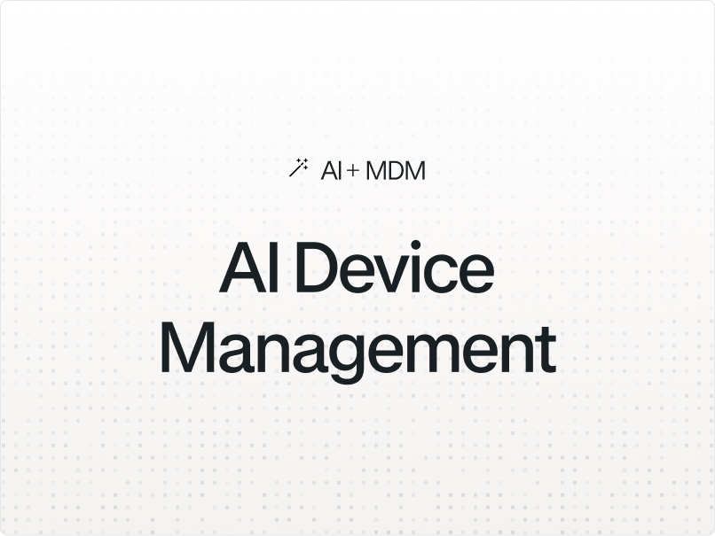 Illustration for the article "AI Device Management: What It Is and How It Works"