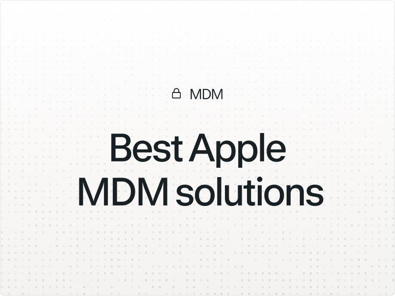Illustration for the article "Best Apple Device Management Solutions for SMBs in 2026"