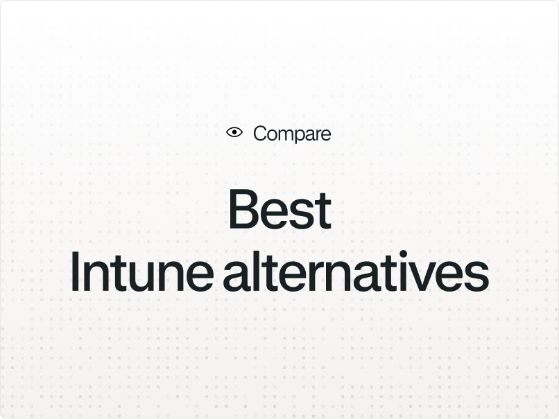 Illustration for the article "Best Microsoft Intune alternatives for SMBs in 2026"