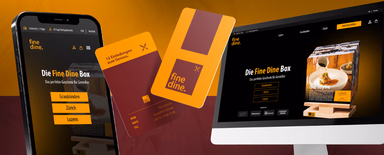 Unsere Arbeit für Fine Dine