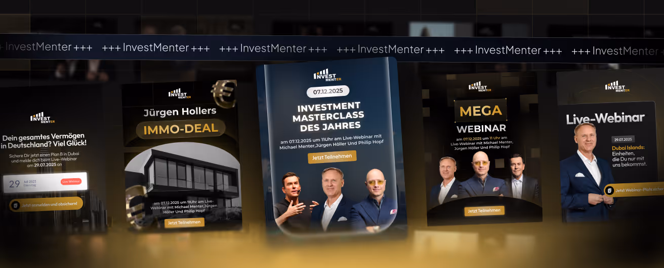 Unsere Arbeit für Investmenter