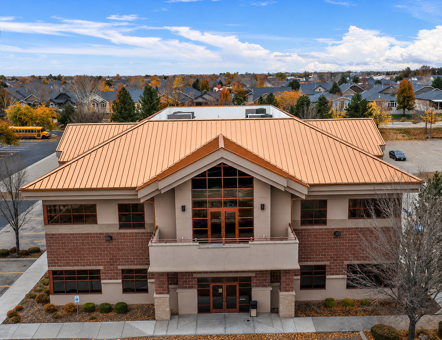 image of a school campus (for a edtech)