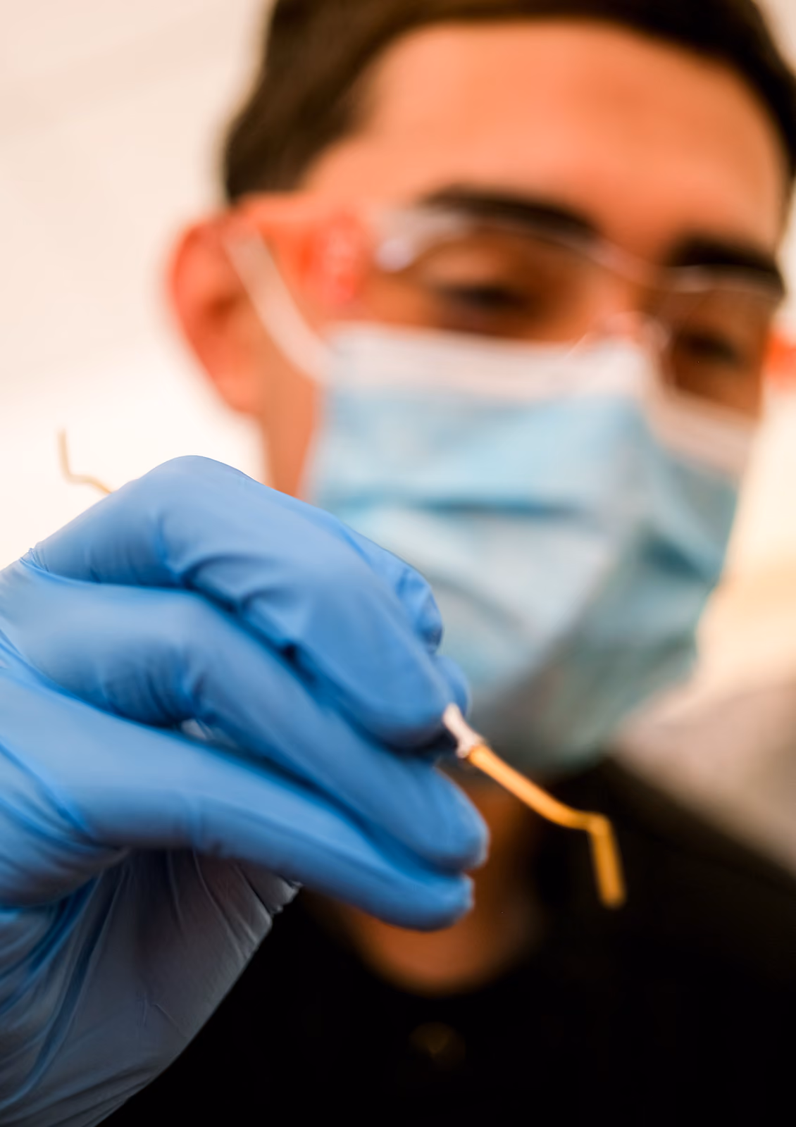 Gentle professional dental cleaning