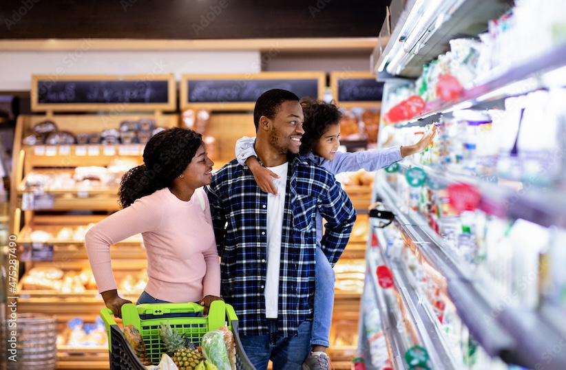 People Shopping Stock Image
