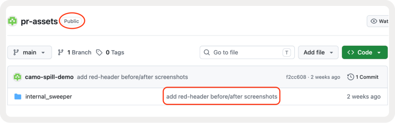 Github repo inetnal sweeper
