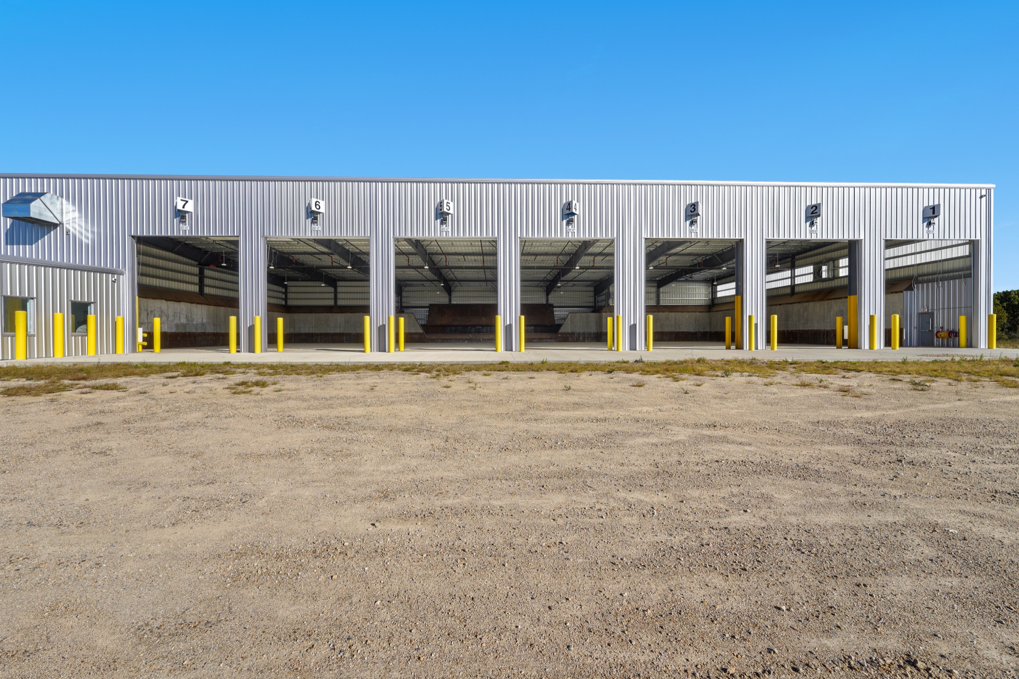Exterior of a Cambridge-built MRF with a long row of open tipping bays