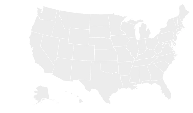 Outline map of the United States