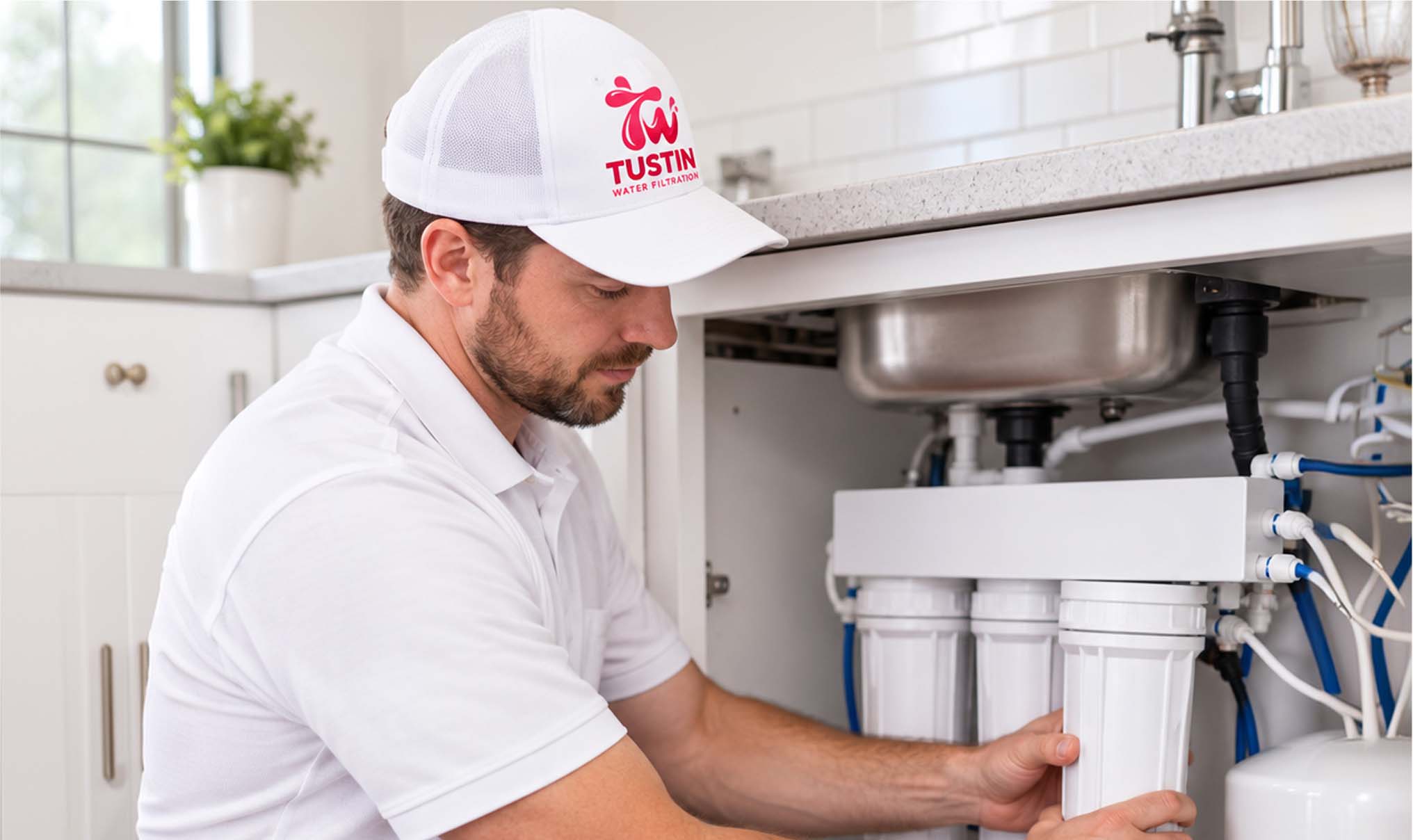 Clean, filtered water in a Tustin home