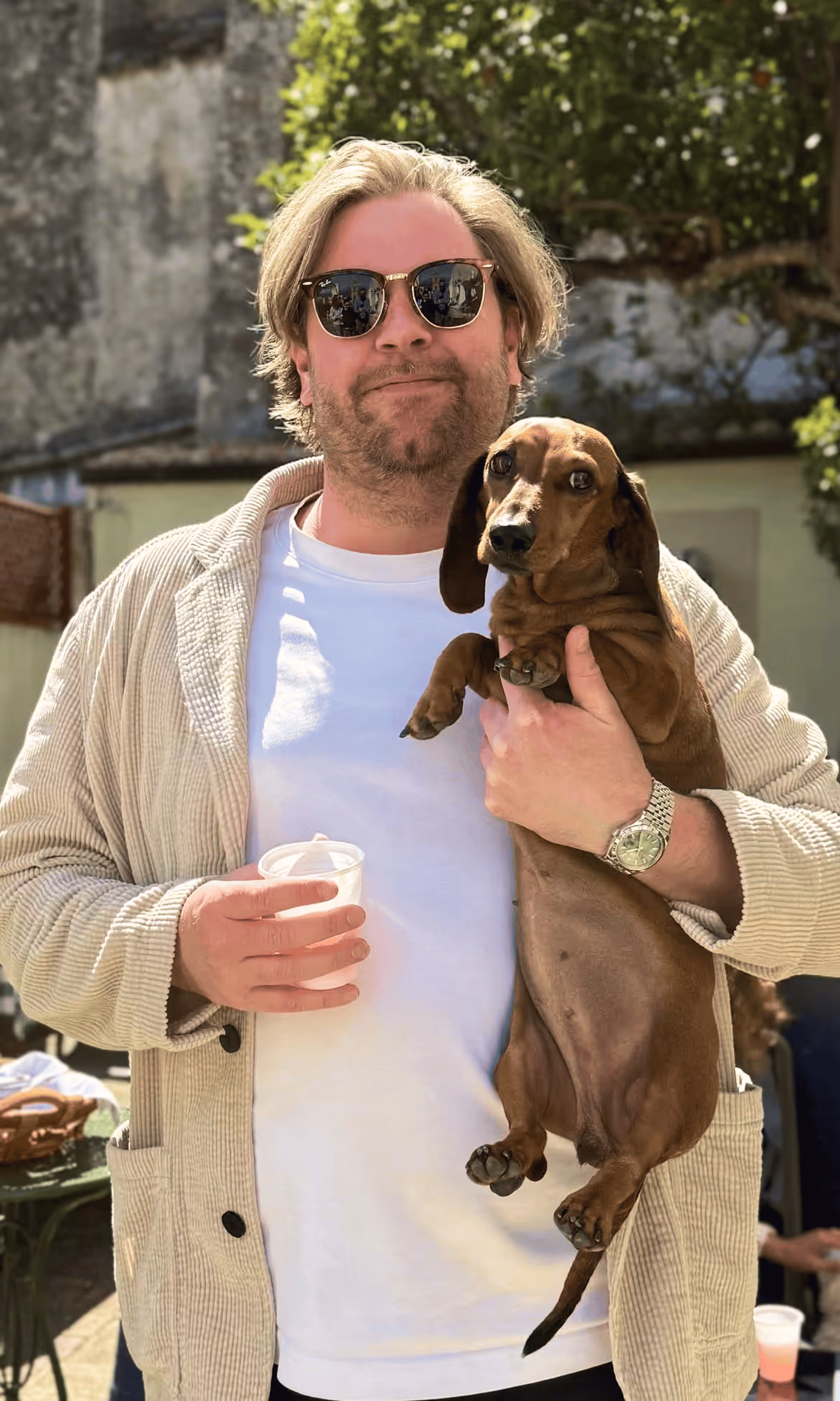 Portrait of Jesper in Italy.