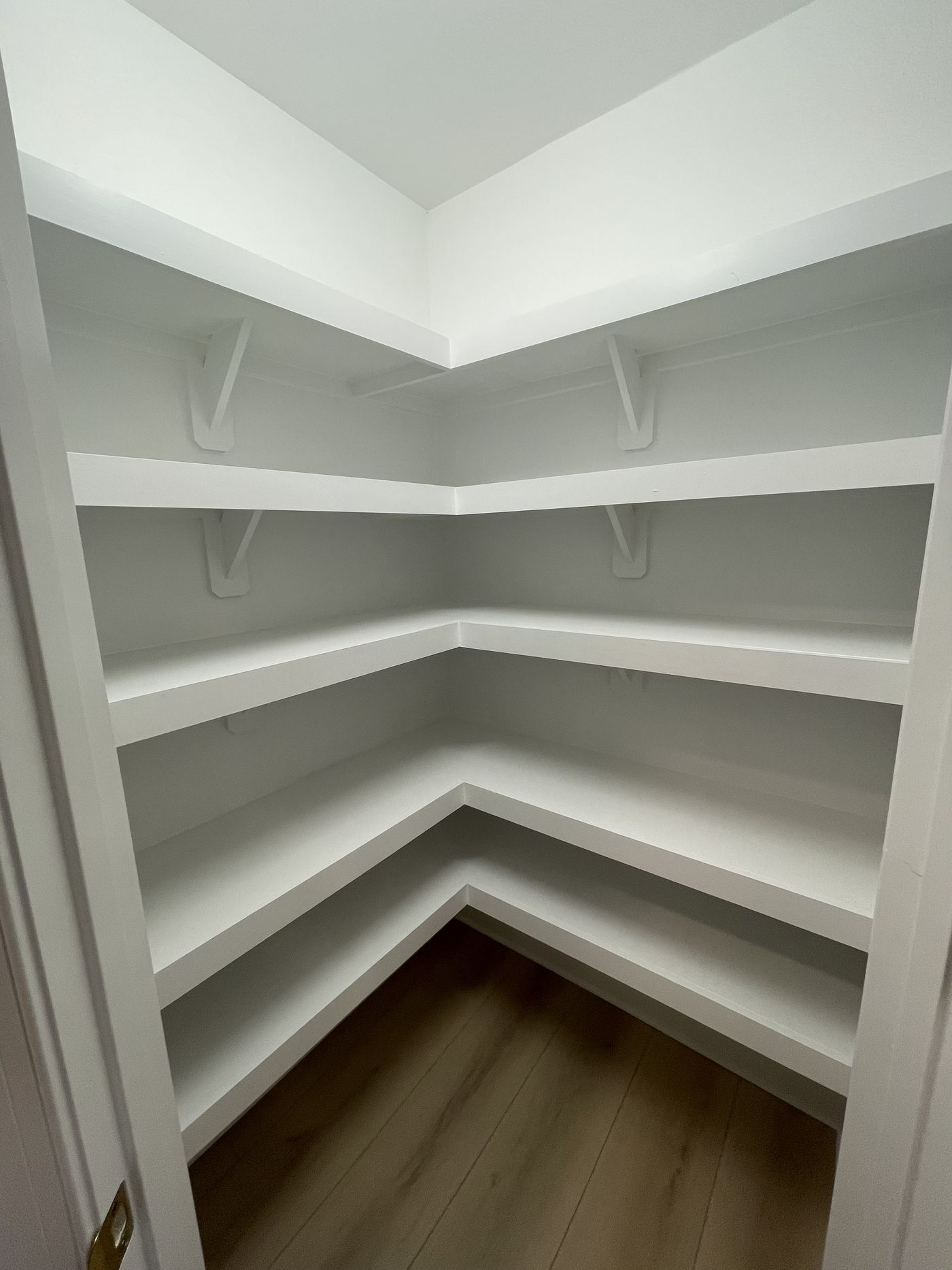 Custom walk-in pantry shelving — Daybreak Construction