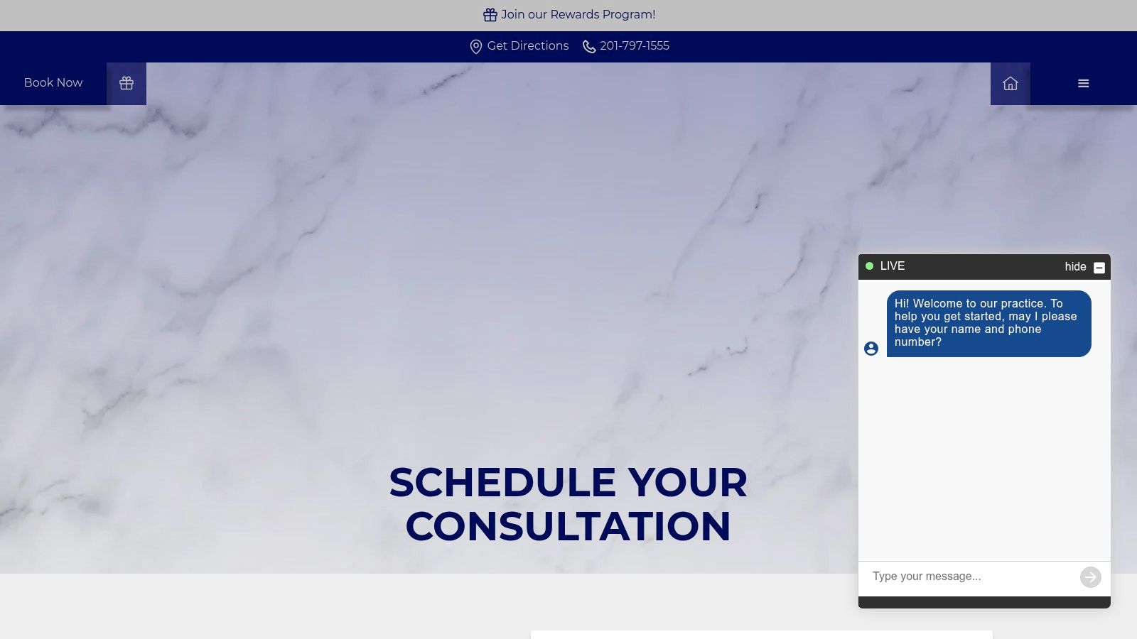 Screenshot from https://dentalprofessionalsoffairlawn.com/contact-us/