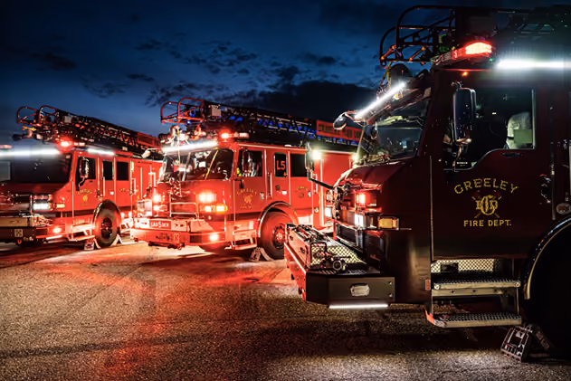 Colorado Professional Fire Fighters Fire Trucks