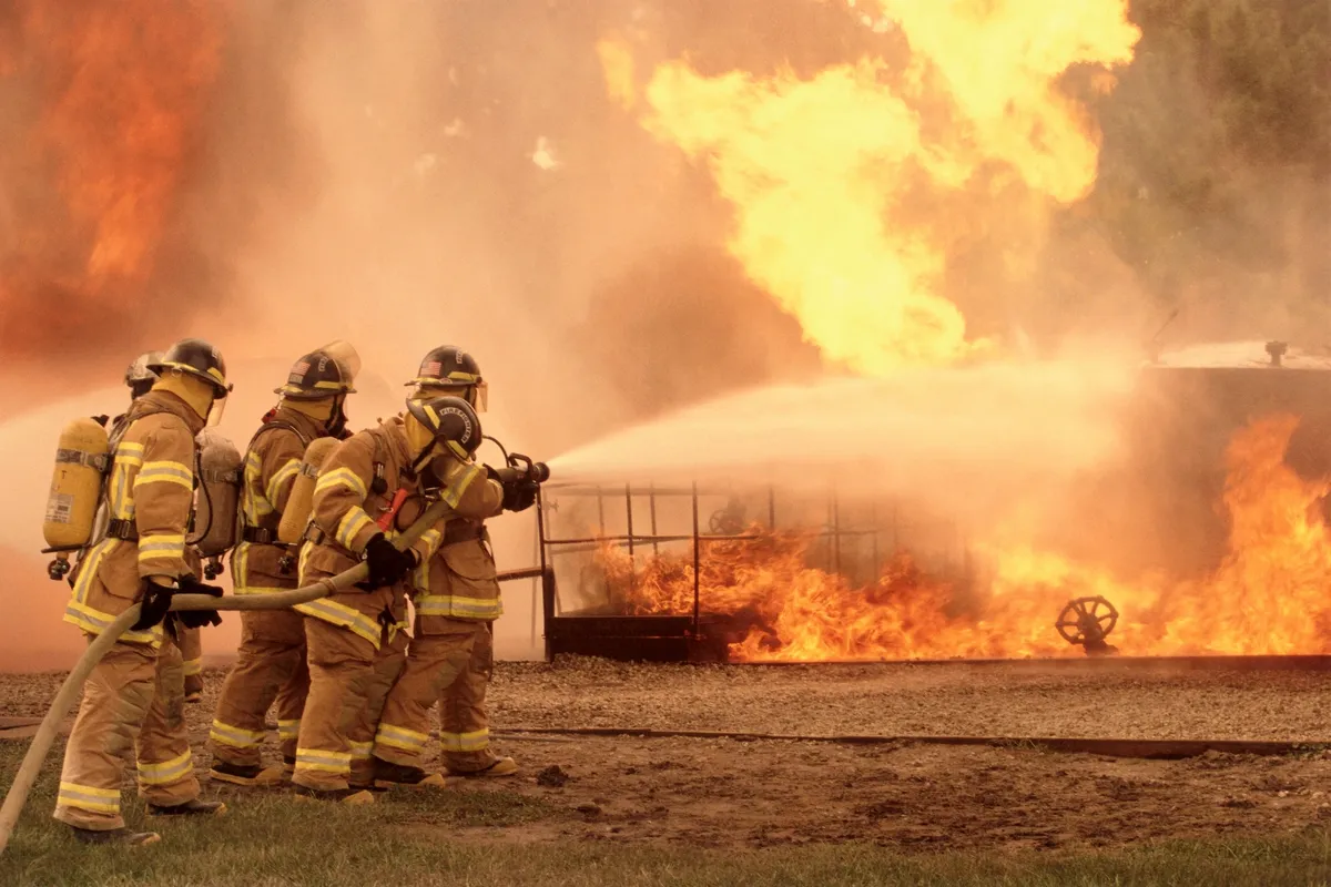 Fire Fighters in Action