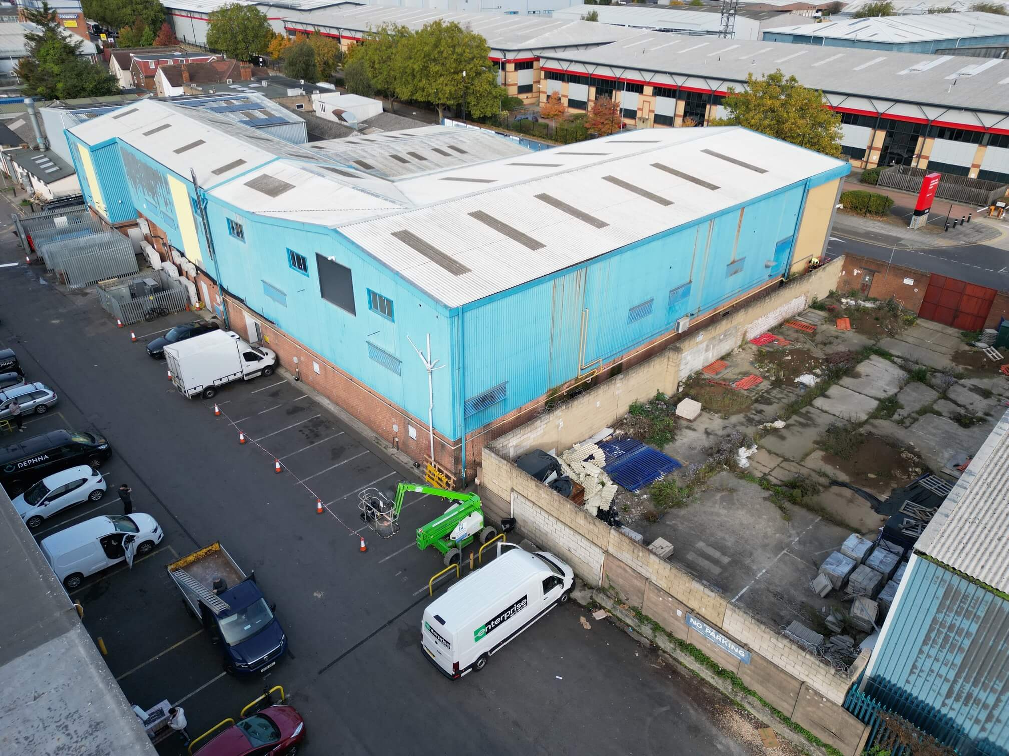 Commercial Warehouse Cladding Refurbishment | Wembley, London