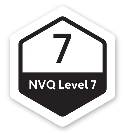 NVQ Level 7 badge