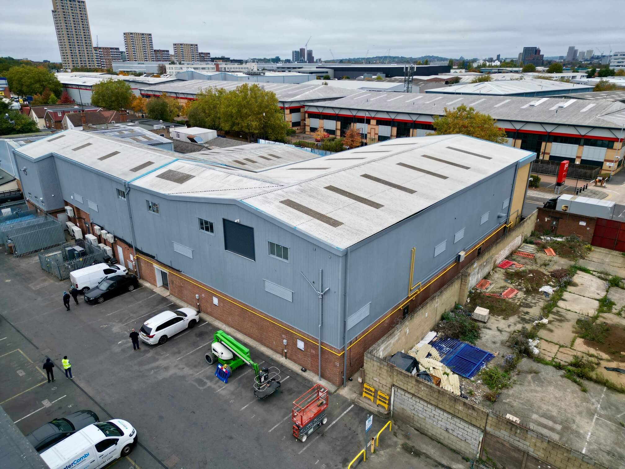 Commercial Warehouse Cladding Refurbishment | Wembley, London