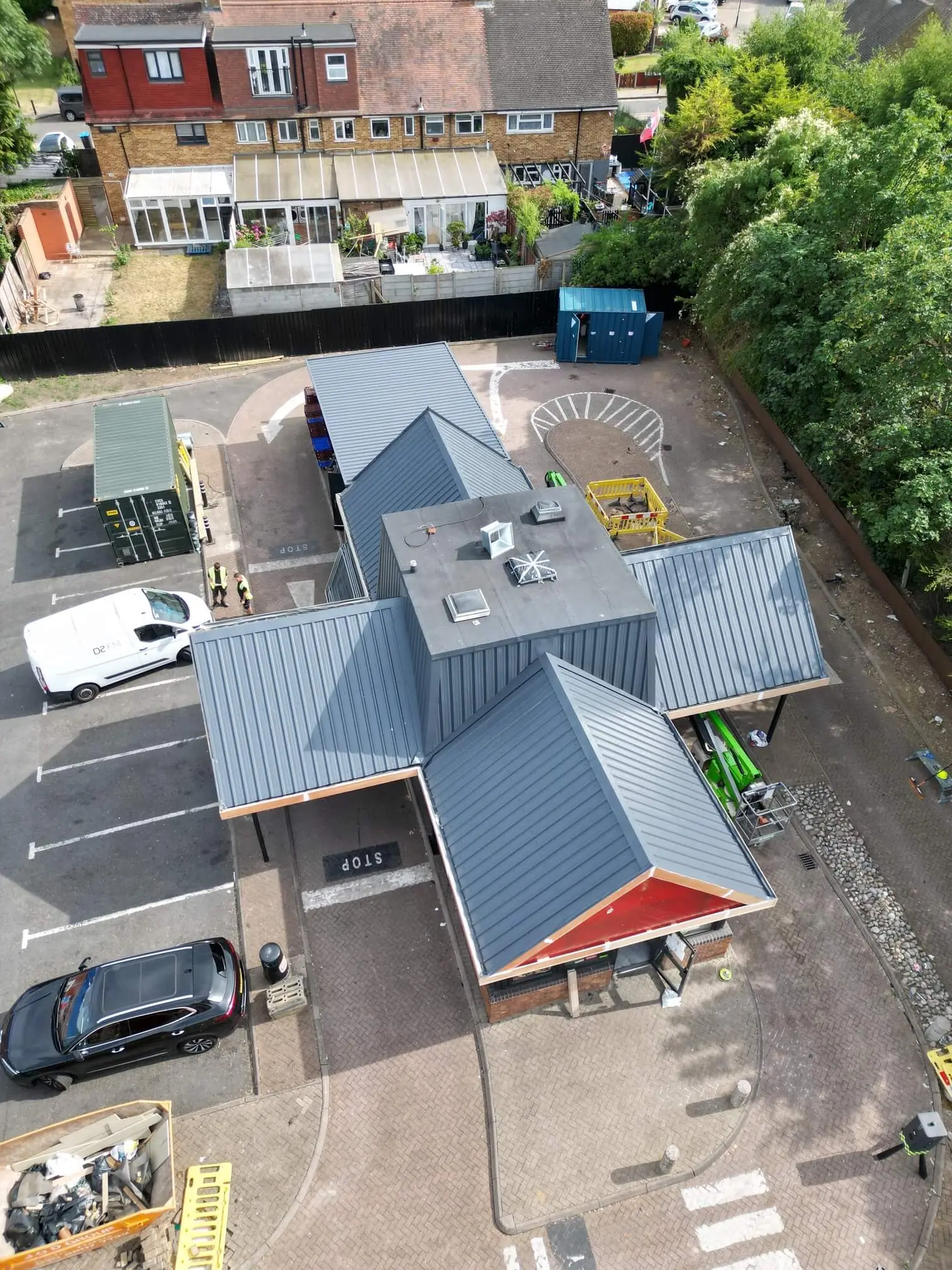 Burger King Enfield Roof Refurbishment