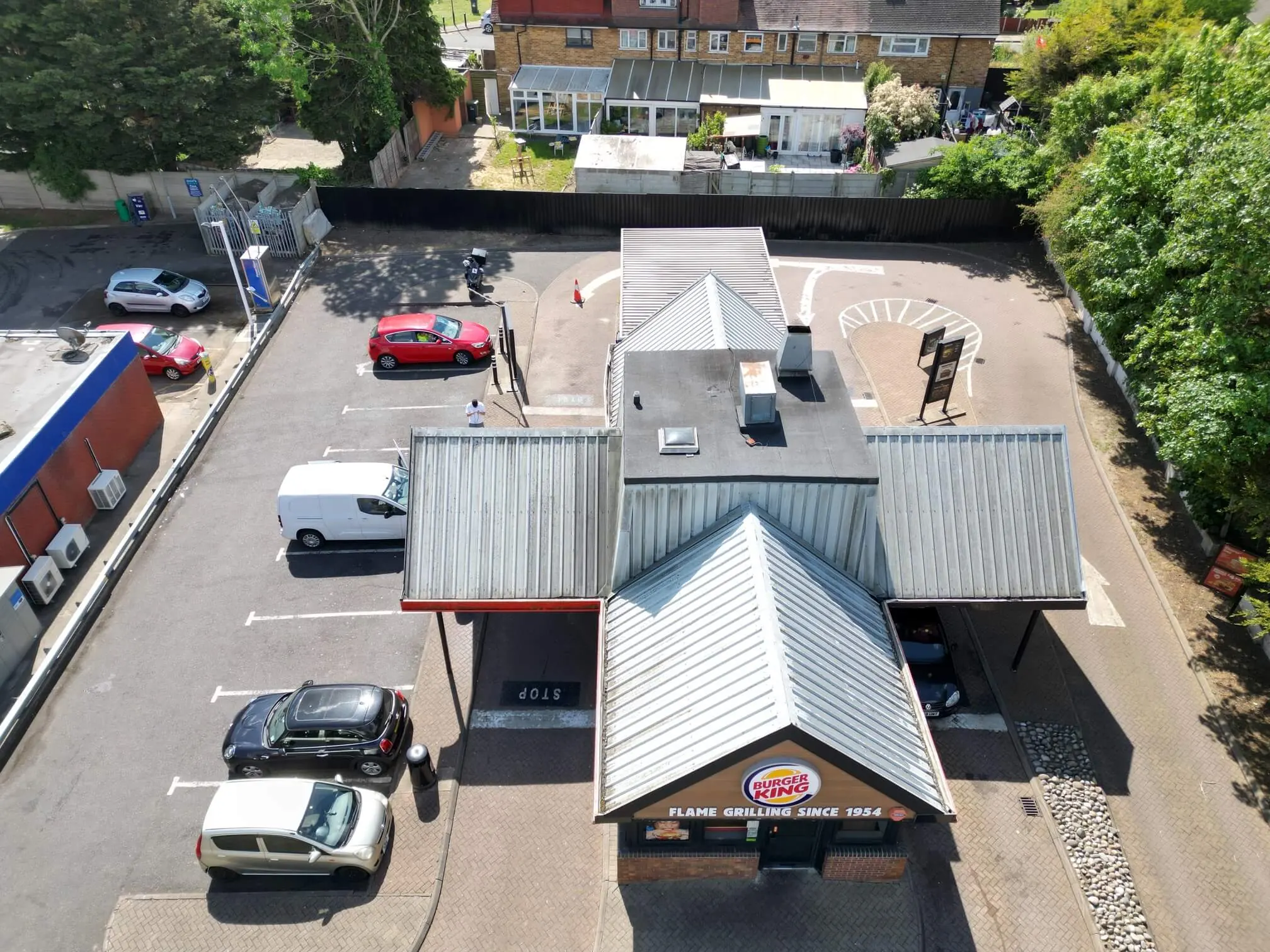 Burger King Enfield Roof Refurbishment
