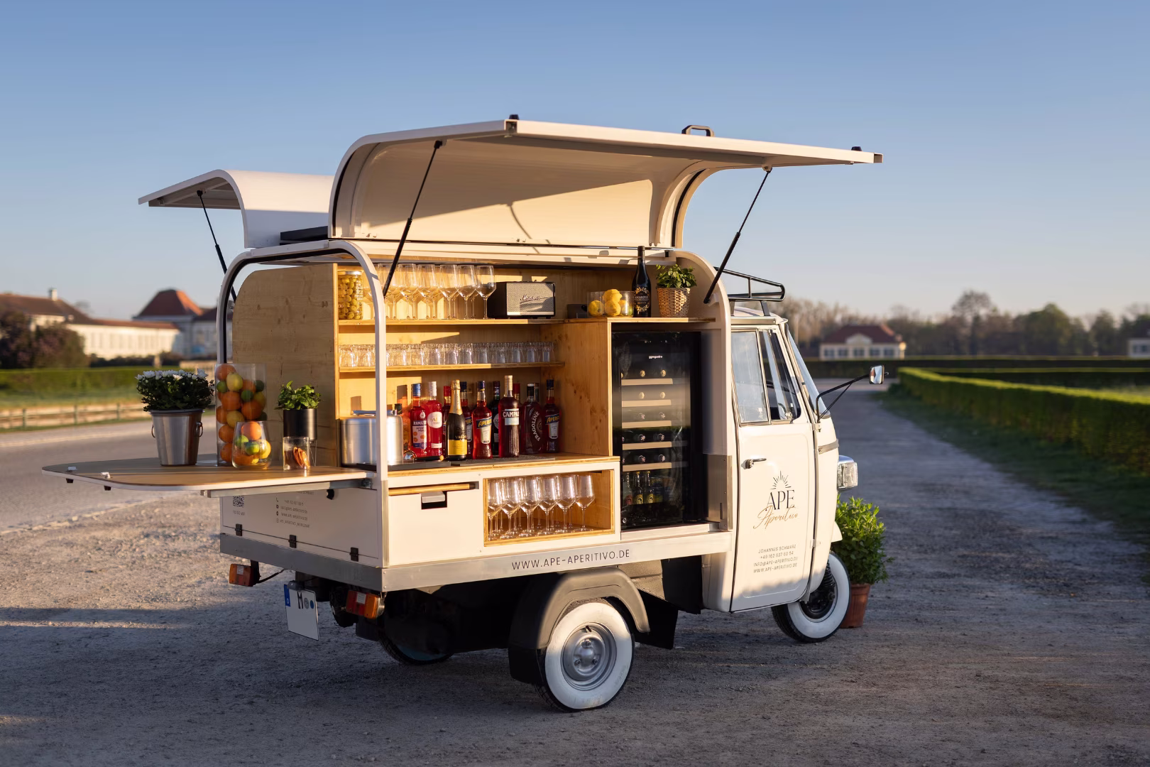 Italienische Aperitivo-Drinks von der Ape für dein Event