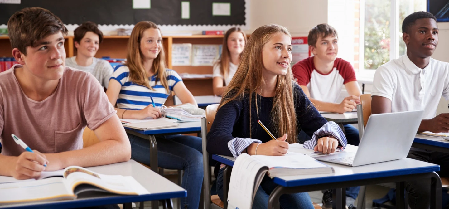 High school students in the Netherlands