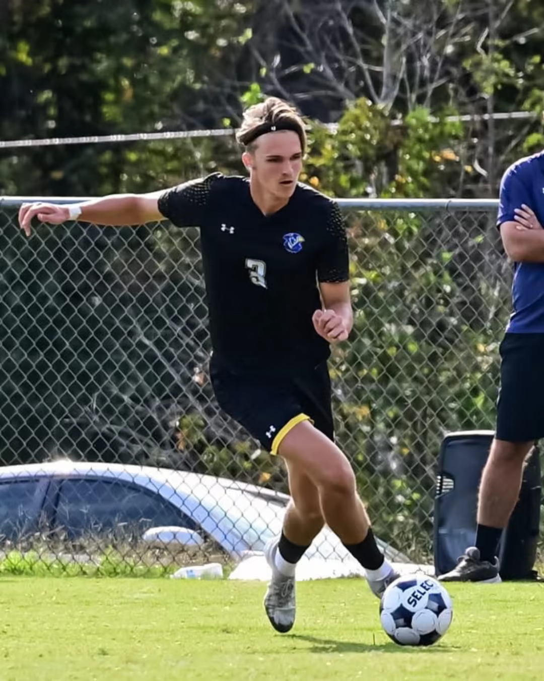 Nick Merx playing soccer