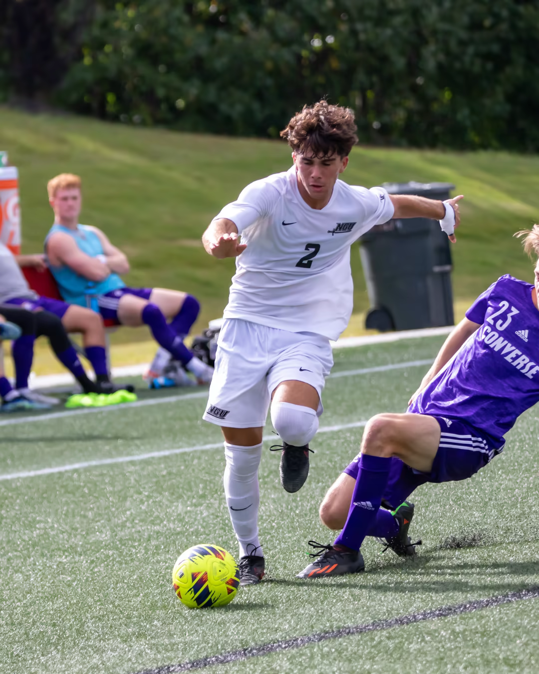 Jacob Marino playing soccer