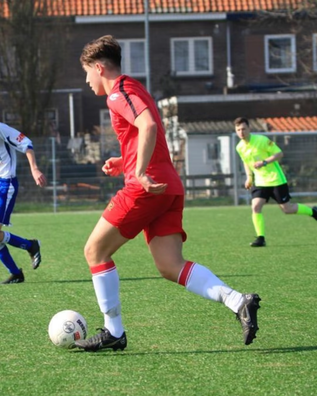 Michael Vandersmissen playing soccer