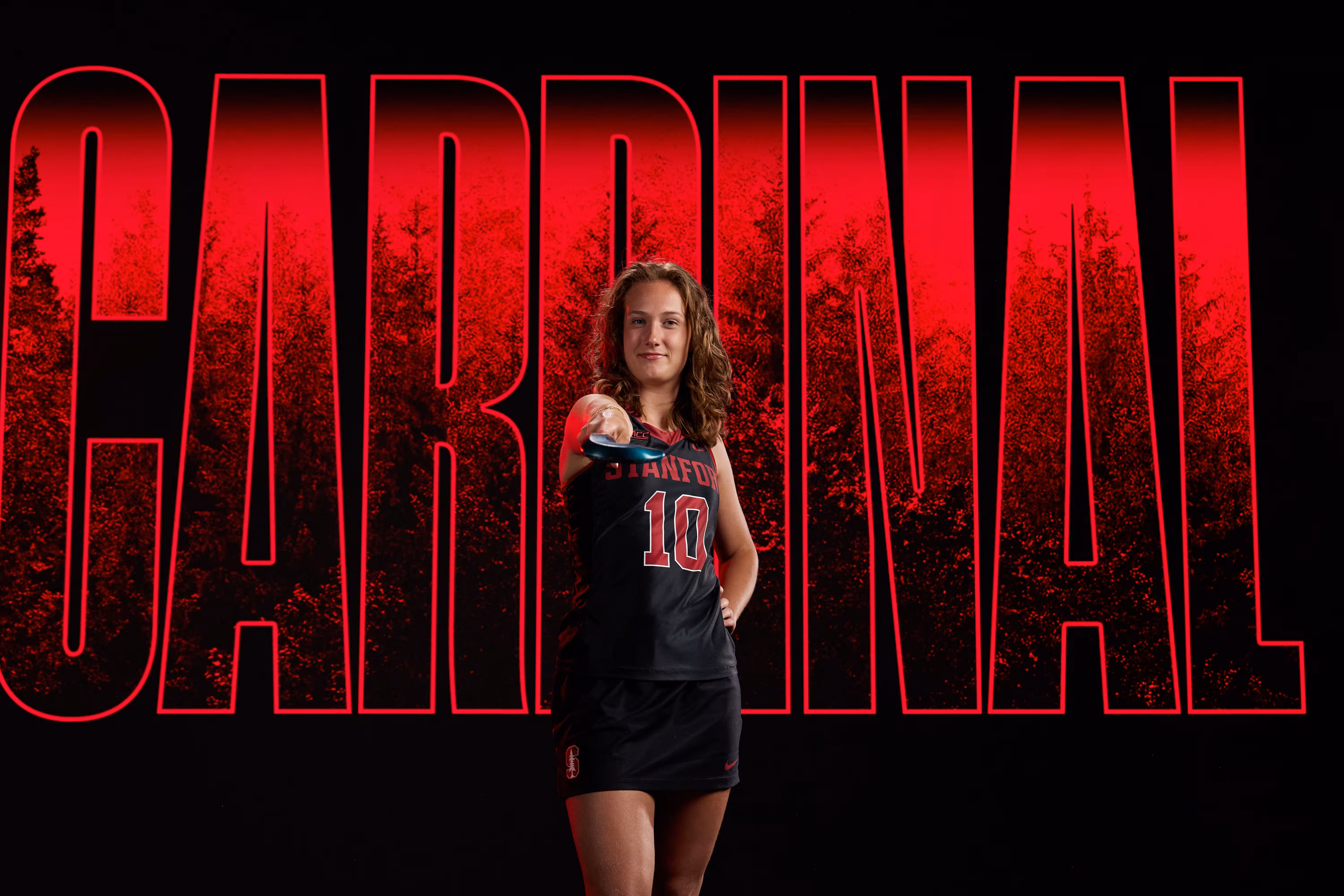 Florien van Tongeren playing field hockey before joining Stanford University