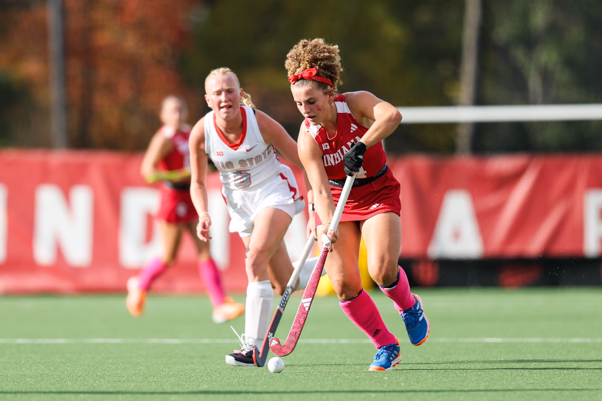 Lily Freeman in action for Indiana University