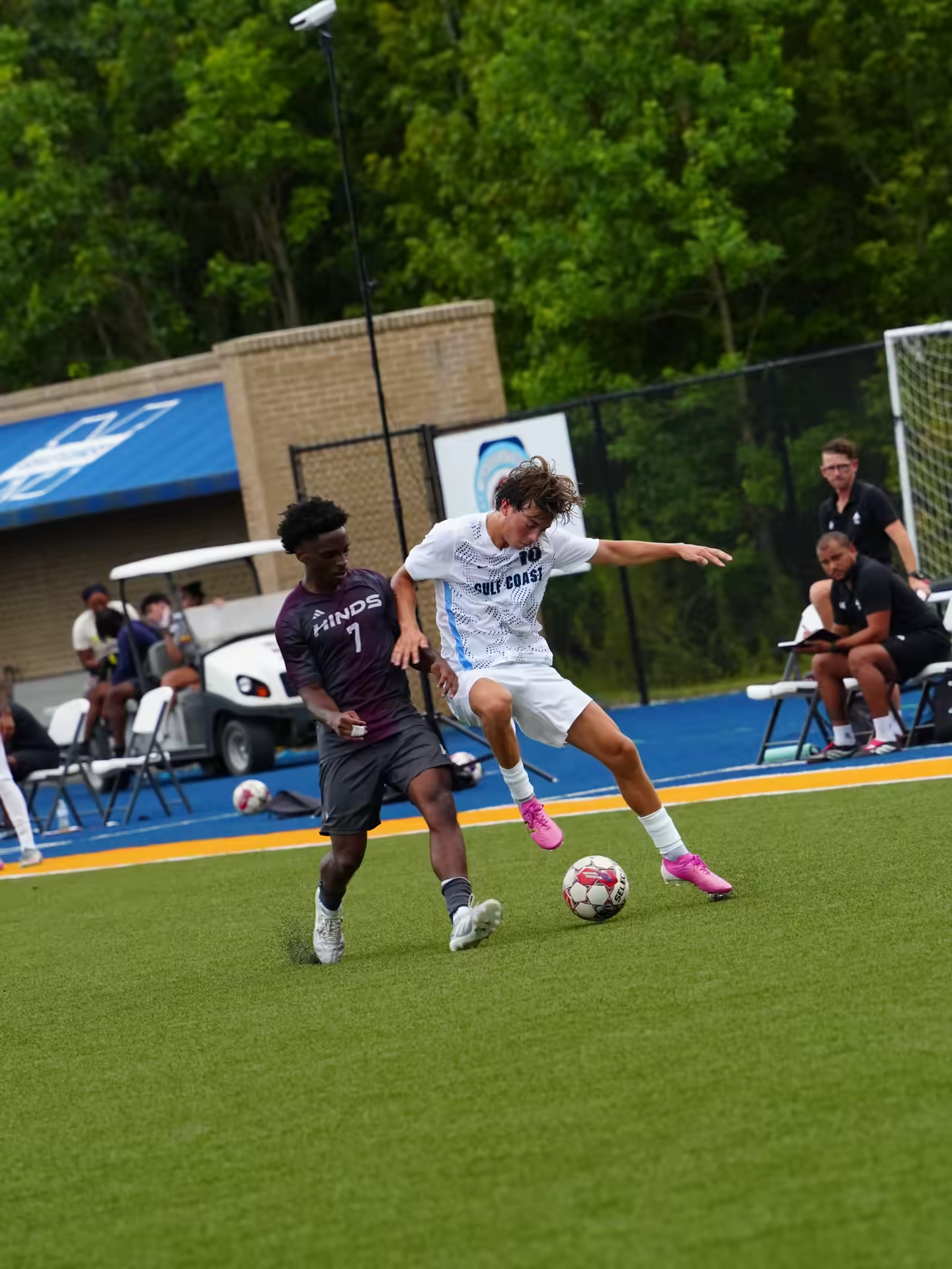 Bas van Baardewijk speelt collegevoetbal voor Mississippi Gulf Coast Community College