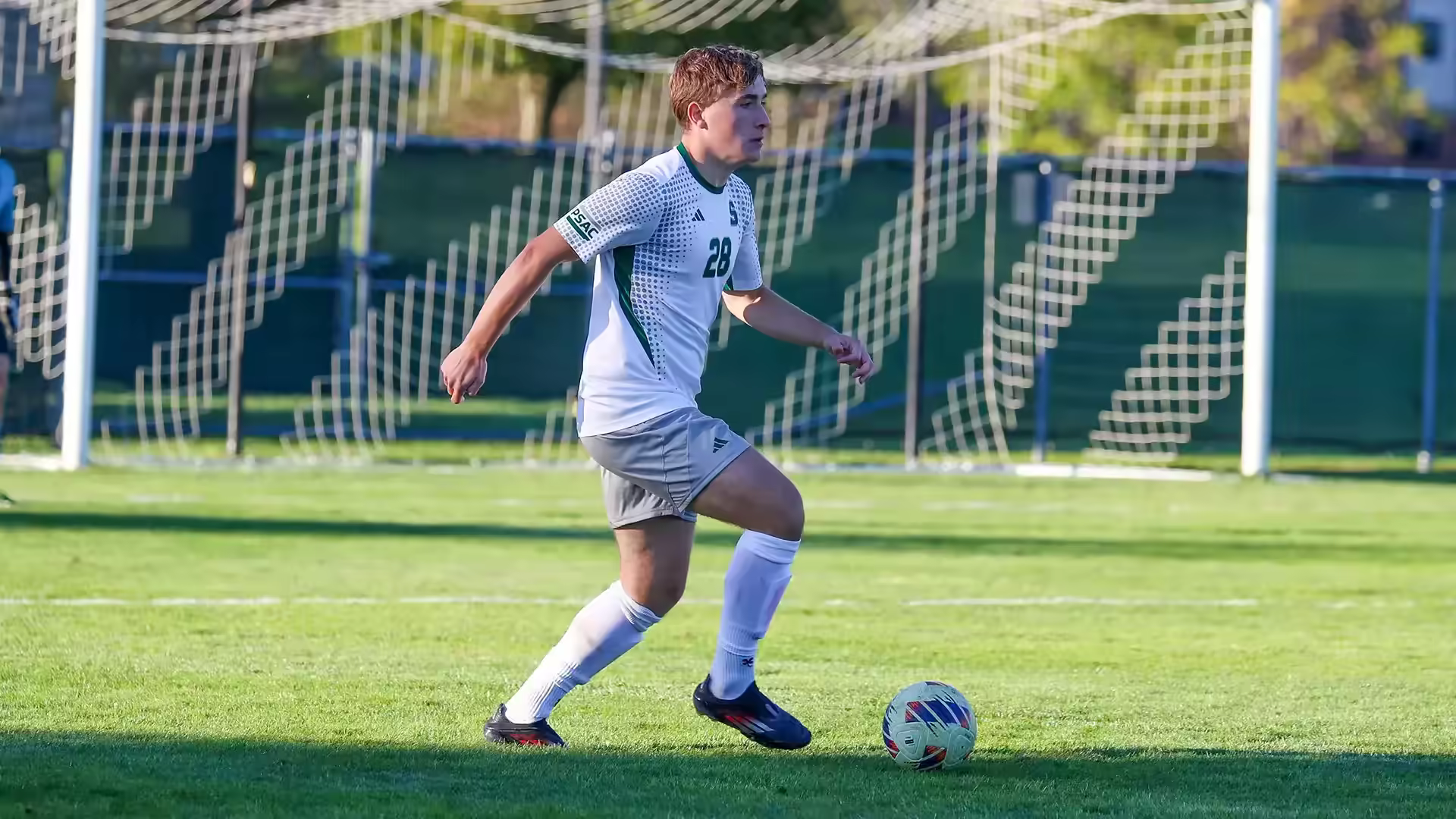 Michael Vandersmissen speelt collegevoetbal voor Slippery Rock University