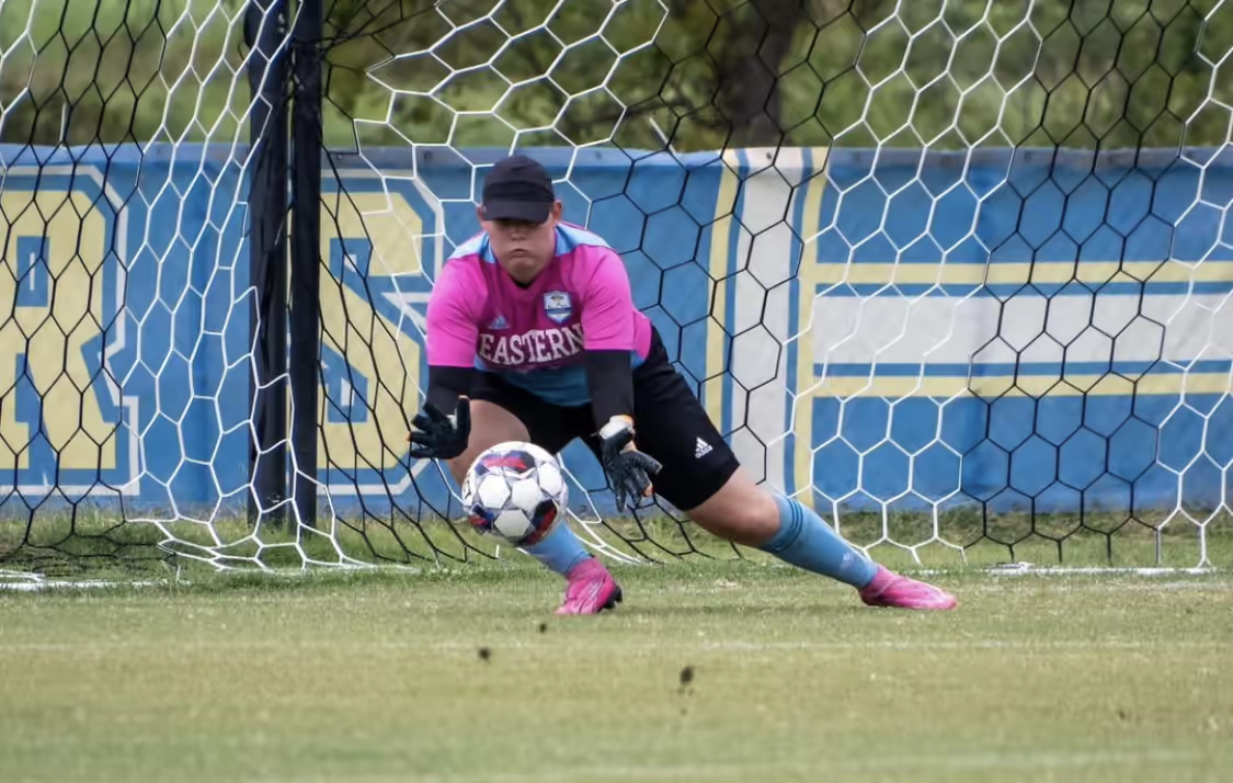 Merel Vleemink speelt collegevoetbal voor Eastern Oklahoma State College