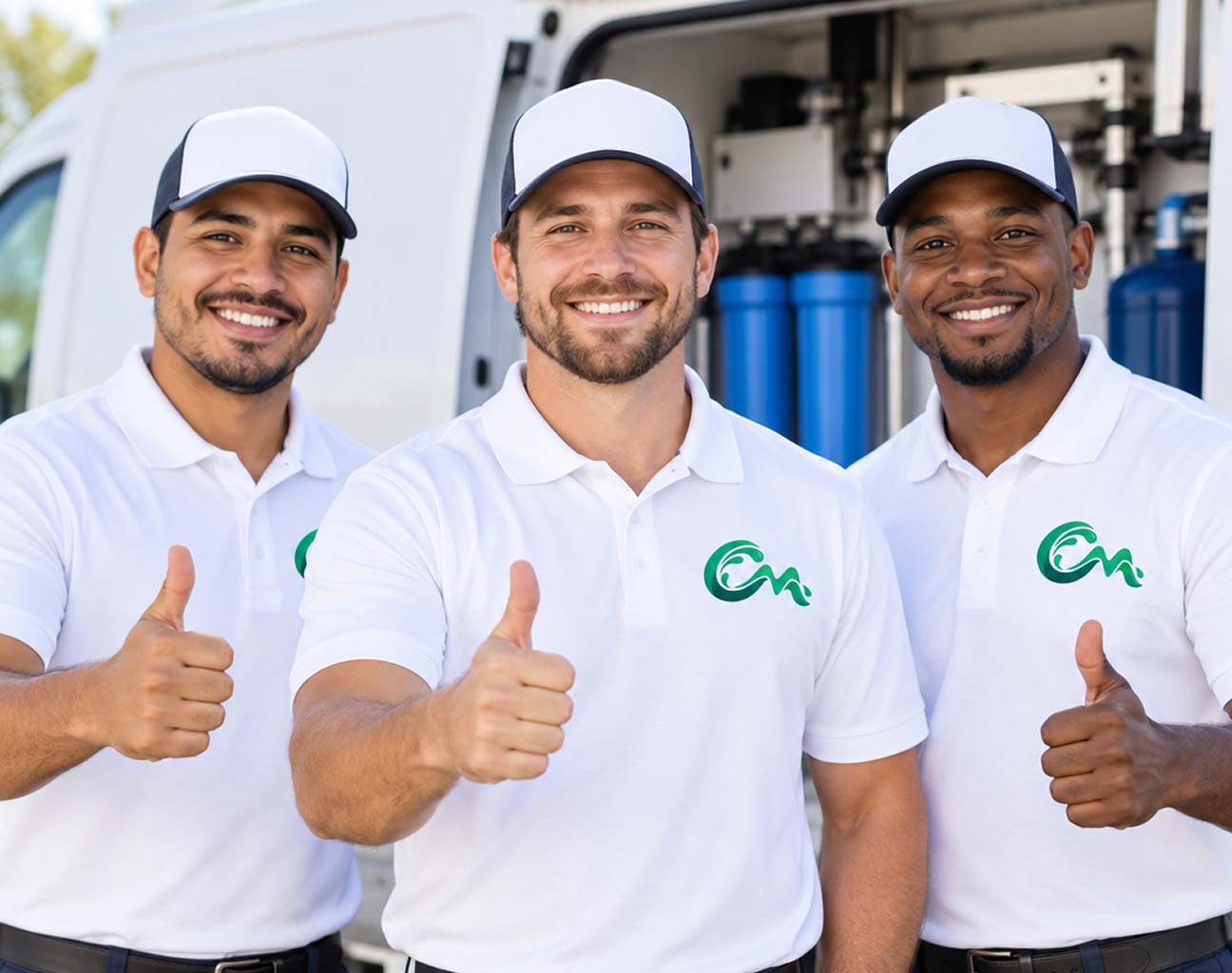Local Costa Mesa water filtration team