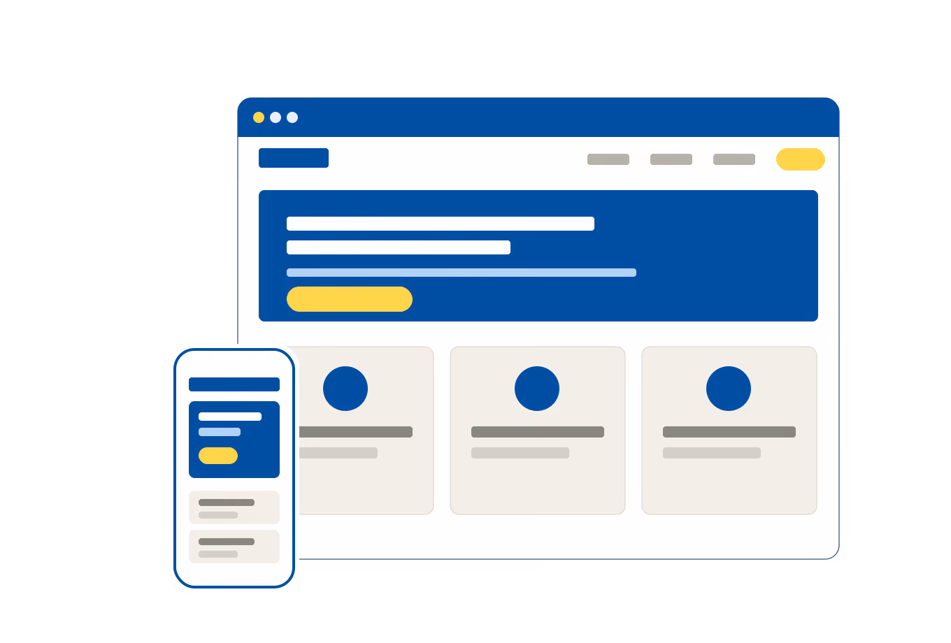 Mockup of Sonora Website