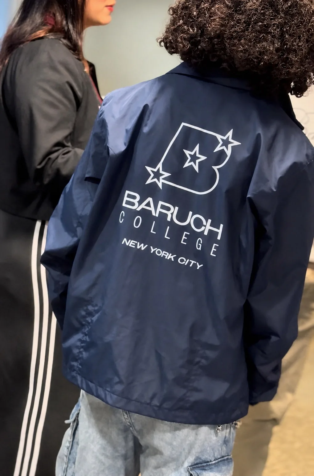 Coach jacket. Nylon coach jacket · Full back lockup.
