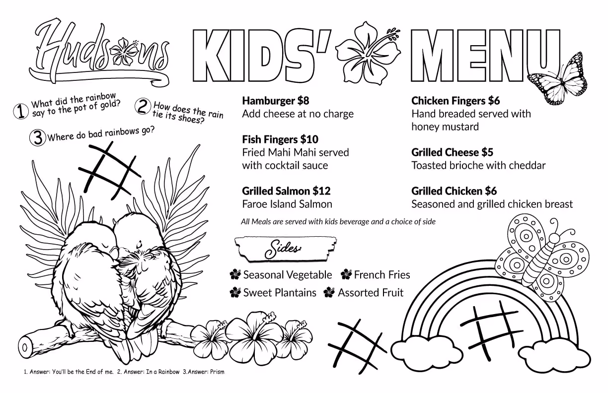 Kids Menu