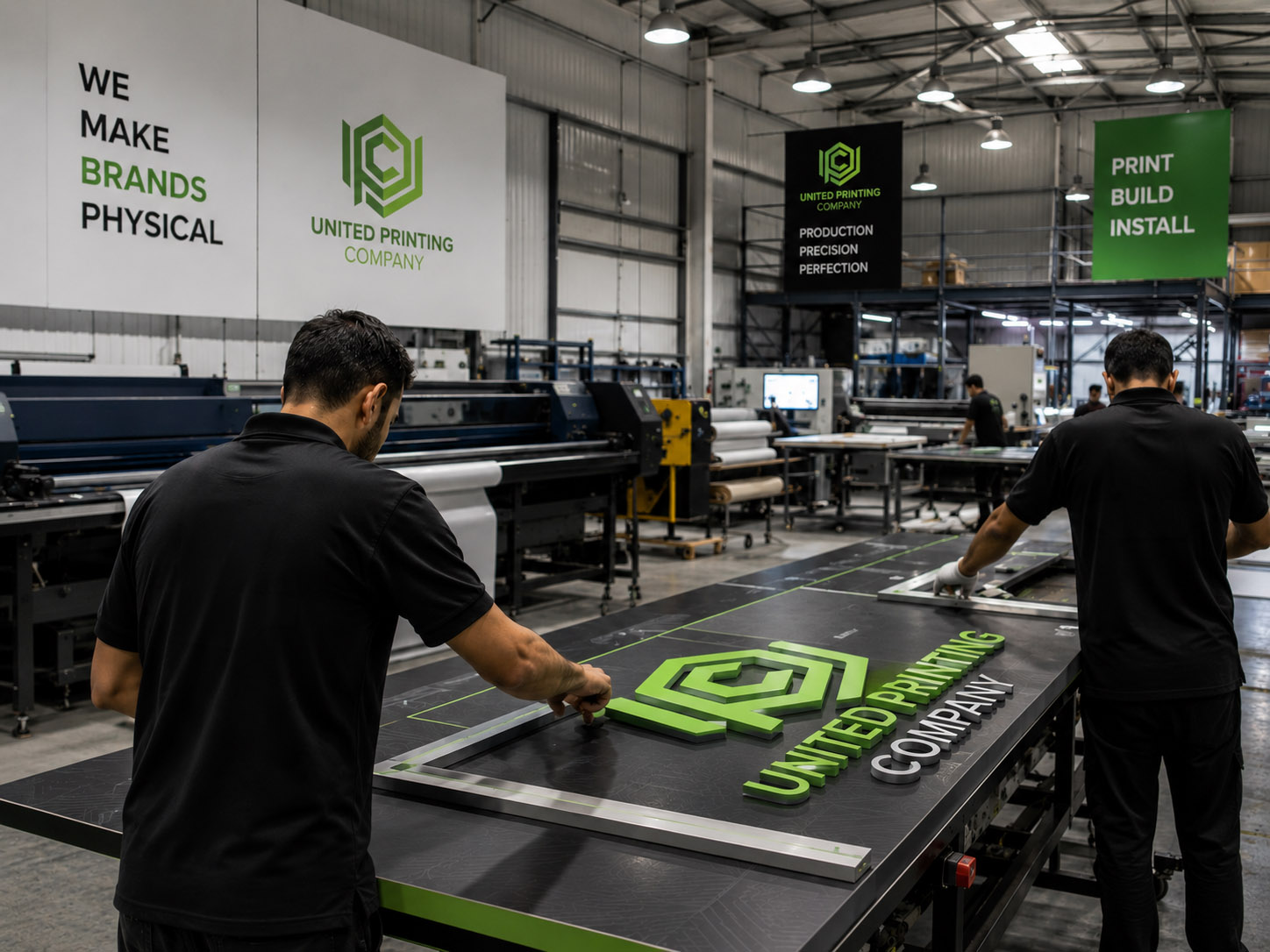 UPC production facility, two companies, one marking dream