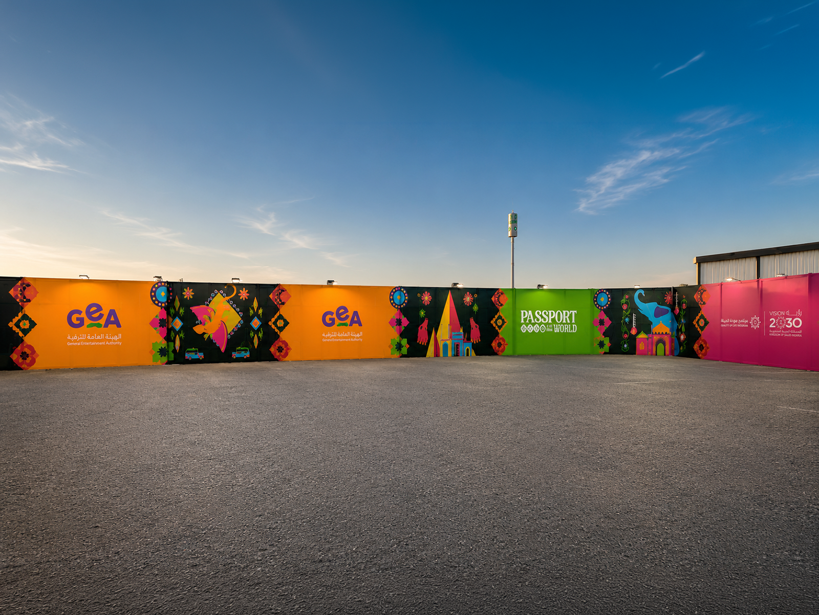 GEA Construction Site Hoarding